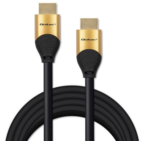 Kabel HDMI v2.1 Ultra High Speed 8K | 60Hz | 26AWG | 5m Złoty