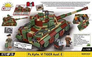 Klocki Pz.Kpfw. VI Tiger Ausf. E 870 klocków