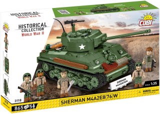 Klocki Sherman M4A2E8 865 klocków