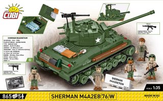 Klocki Sherman M4A2E8 865 klocków