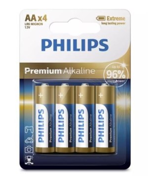 Baterie alkaliczne premium AA x4