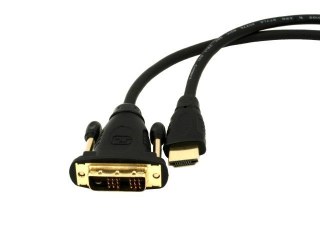 Kabel HDMI-DVI 3M (pozłacane końcówki)