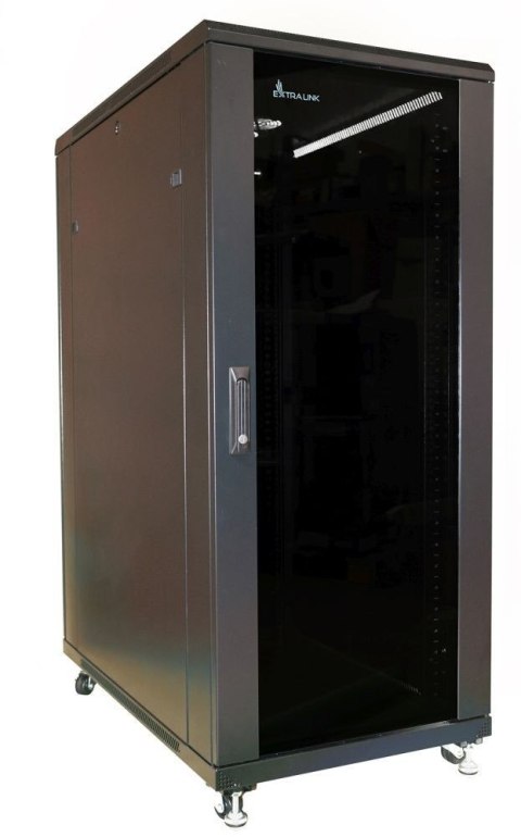 Szafa rack 27U 600x800mm czarna stojąca