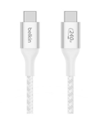 Kabel BoostCharge USB-C/USB-C 240W 2m biały