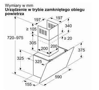 Okap DWK65DK20 biały