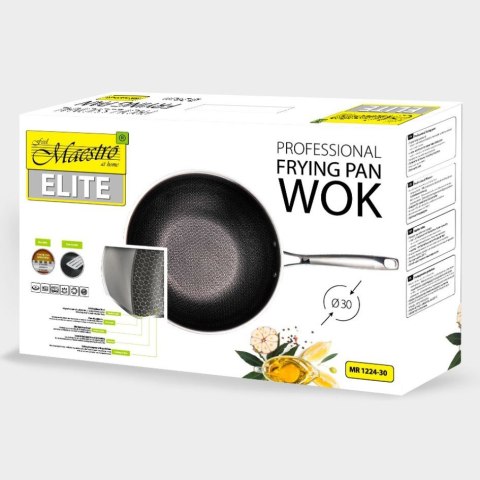 Profesjonalna patelnia / Wok 30 cm MR-1224-30