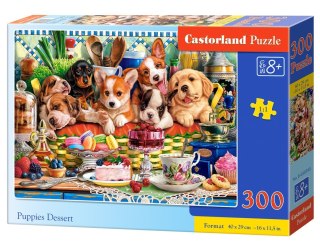 Puzzle 300 elementów Szczeniaczki deser