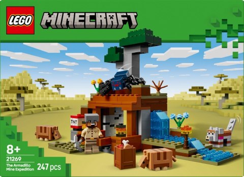 Klocki Minecraft 21269 Wyprawa do pancernikowej kopalni