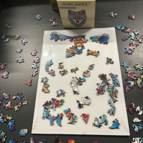 Układanka drewniana- puzzle Kruzzel 24552 Kruzzel Układanka drewniana- puzzle Kruzzel 24552 Kruzzel