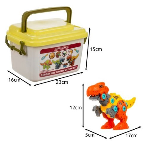 Zestaw konstrukcyjny - dinozaury 24723 Kruzzel Zestaw konstrukcyjny - dinozaury 24723 Kruzzel