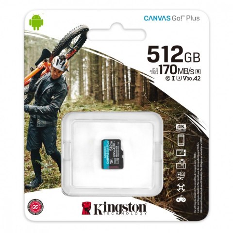 Karta pamięci microSD 512GB Canvas Go Plus 170/90MB/s