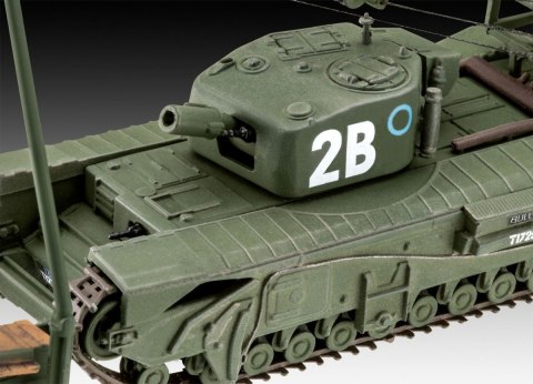 Model plastikowy Churchill A.V.R.E 1/76