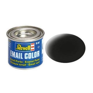 REVELL Email Color 08 Black Mat 14ml.