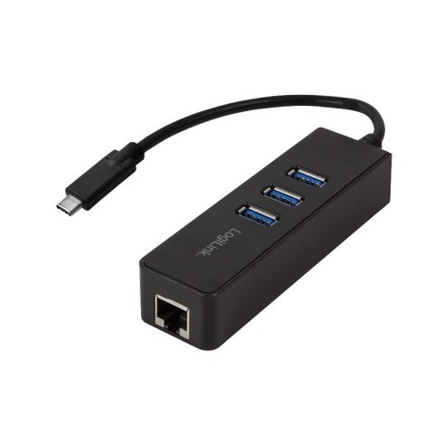 Adapter Gigabit Ethernet do USB 3.0 z hubem USB