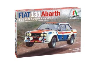 Model plastikowy Fiat 131 Abarth 1977 San Remo Rally Winn