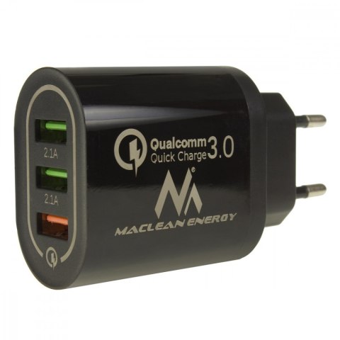 Ładowarka sieciowa QC 3xUSB MCE479B