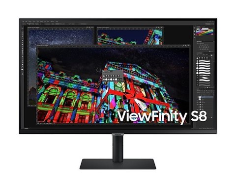 Monitor 32 cale ViewFinity S8 IPS 3840x2160 UHD 16:9 1xHDMI 1xDP 3xUSB 3.0, 1xUSB 2.0 5ms HAS+PIVOT płaski 3 lata on-site (LS32A Monitor 32 cale ViewFinity S8 IPS 3840x2160 UHD 16:9 1xHDMI 1xDP 3xUSB 3.0, 1xUSB 2.0 5ms HAS+PIVOT płaski 3 lata on-site (LS32A