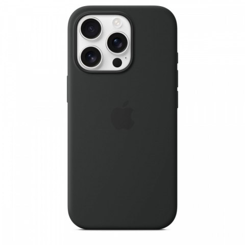 Etui silikonowe z MagSafe do iPhonea 16 Pro - czarne Etui silikonowe z MagSafe do iPhonea 16 Pro - czarne