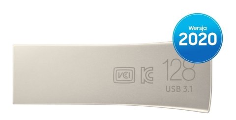 Pendrive BAR Plus USB3.1 128 GB Champaign Silver