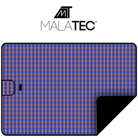 Mata piknikowa 145x180 basic - niebieska Malatec