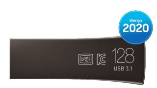 Pendrive BAR Plus USB3.1 128 GB Titan Gray