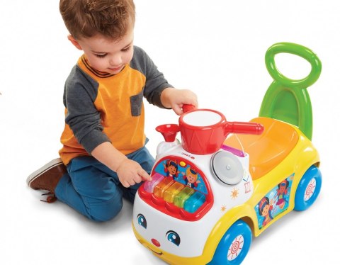 Jeździk Fisher Price Muzyczna Parada żółty