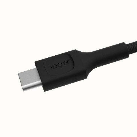 Kabel USB-C-USB-C PowerStream 100W oplot 1,2m czarny