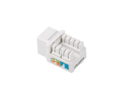 Moduł keystone gniazdo RJ45 - LSA UTP kat.6 90 stopni do puszki montażowej