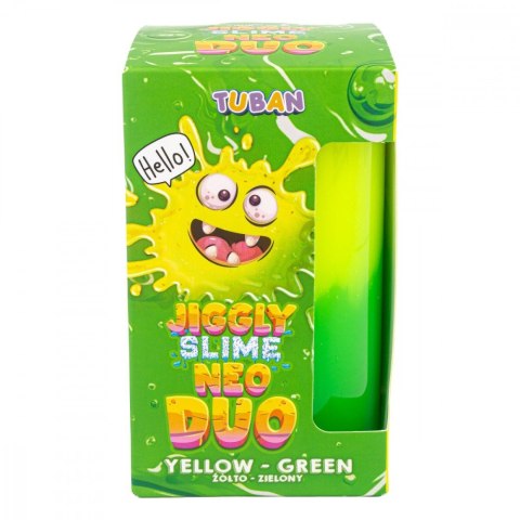 Slime Jiggly Neo Duo żółto-zielony 430g