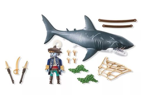 Zestaw z figurkami Pirates 71793 Rekin olbrzym z piratem