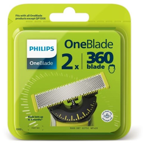 Ostrza wymienne do OneBlade QP420/50 2-pack