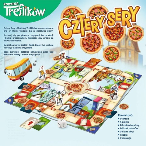 Gra Cztery sery pizza Trefliki