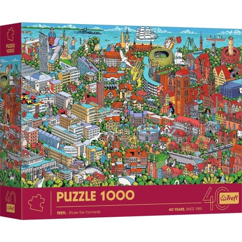 Puzzle 1000 elementów 40-lecie Trójmiasto