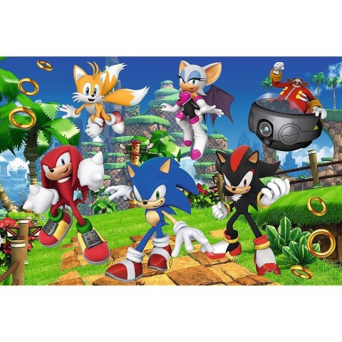 Puzzle 160 elementów Sonic i przyjaciele