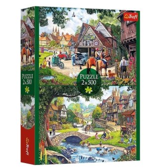 Puzzle 2x500 elementów Sielankowe życie