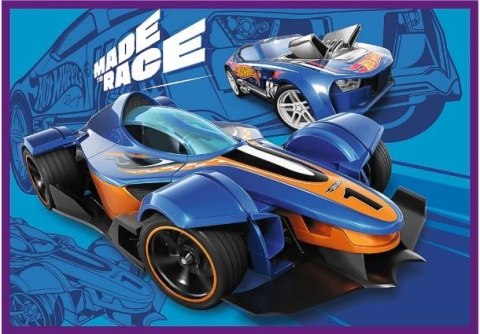 Puzzle 4x250 Wyścigowe auta Hot Wheels