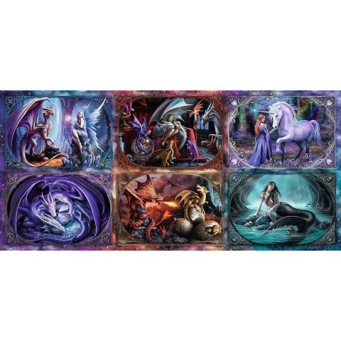 Puzzle 9000 elementów Fantasy Creatures Anne Stokes