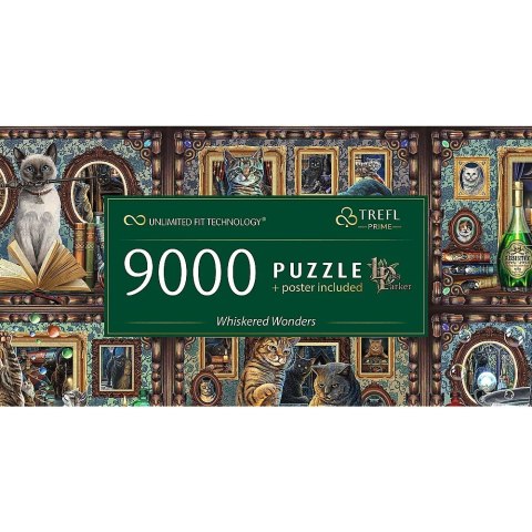 Puzzle 9000 elementów Whiskered Wonders Lisa Parker