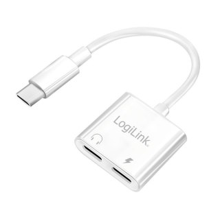 Adapter USB-C do 2x USB -C, PD 60W / audio