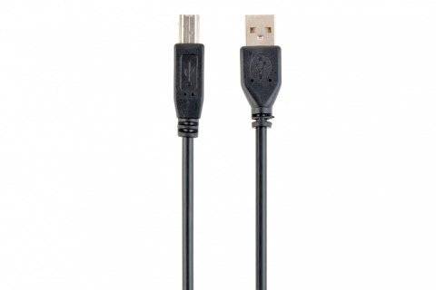 Kabel USB 2.0 typu AB AM-BM 1.8m czarny