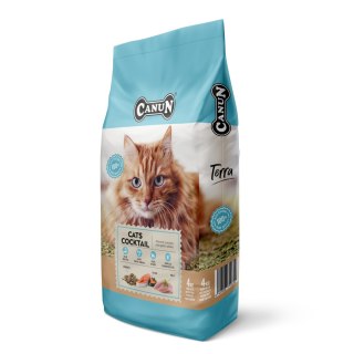 Canun Terra Cats Cocktail 4kg dla kotów dorosłych Canun