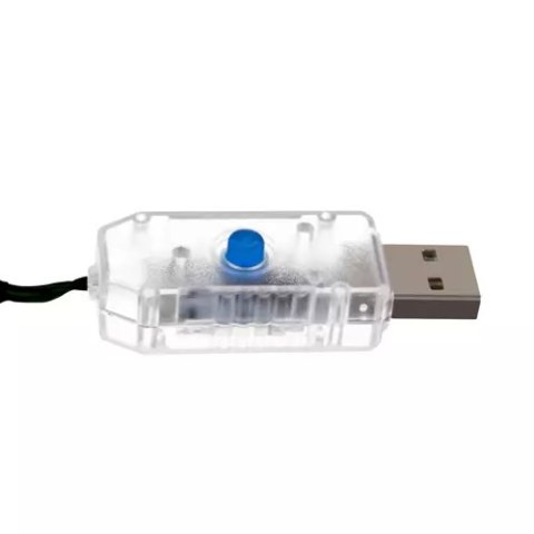 Kurtyna świetlna 160 LED USB- zimny biały KŚ19760 Iso Trade