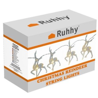 Lampki świąteczne- renifery Ruhhy 24955 Ruhhy