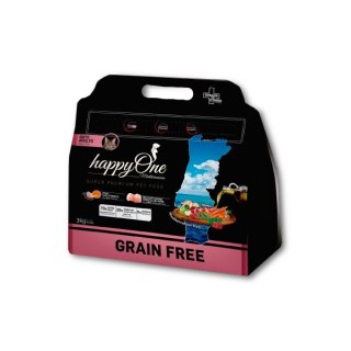 PRÓBKA HappyOne Grain-Free Mediterraneum dla kotów dorosłych Super Premium 60g HappyOne Meditteraneum