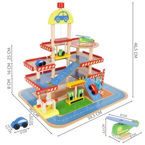 Parking garaż - drewniany 22446 Kruzzel