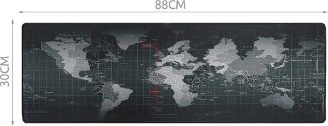 Podkładka pod mysz klawiaturę szara Izoxis