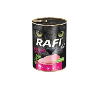 Rafi Cat karma bezzbożowa z indykiem 400 g Rafi