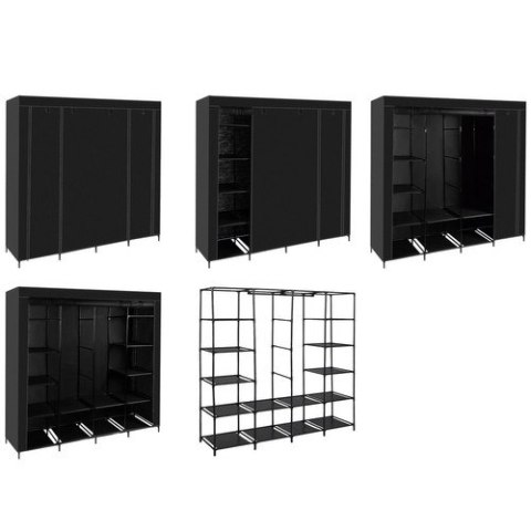 Szafa materiałowa składana 170x170cm Ruhhy 21744 Ruhhy Szafa materiałowa składana 170x170cm Ruhhy 21744 Ruhhy