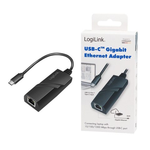 Adapter USB 3.2 Gen1 USB-C do Gigabit Ether.