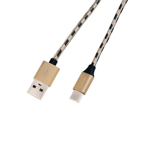 Kabel USB 2.0 A męski do USB-C męski, dł. 2m